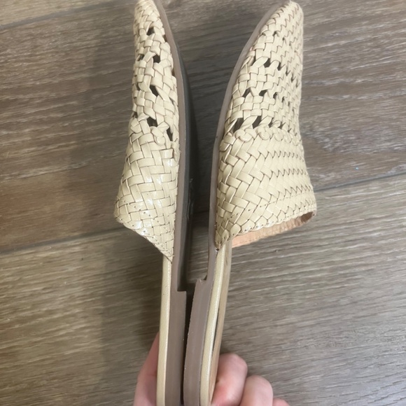 Anthropologie Salt + Umber Lily Handwoven Leather Women's Mules Sz 7 - Picture 6 of 9